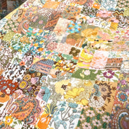 Liberty London- Archive Patchwork Tana Lawn Cotton- Blue, Yellow, Green, Orange- Pink