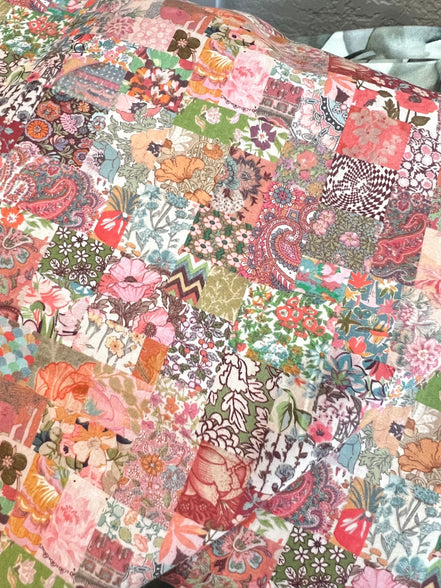 Liberty London- Archive Patchwork Tana Lawn Cotton- Blue, Green, Orange, Red, Pink
