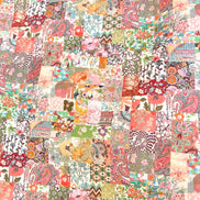 Liberty London- Archive Patchwork Tana Lawn Cotton- Blue, Green, Orange, Red, Pink