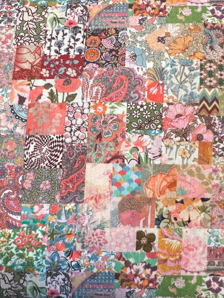 Liberty London- Archive Patchwork Tana Lawn Cotton- Blue, Green, Orange, Red, Pink