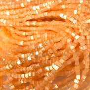Satin Light Orange 2 Cut Beads- 11* (2171)