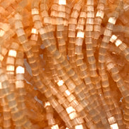 Satin Light Orange 2 Cut Beads- 11* (2171)