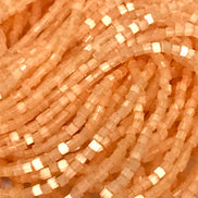 Satin Light Orange 2 Cut Beads- 11* (2171)