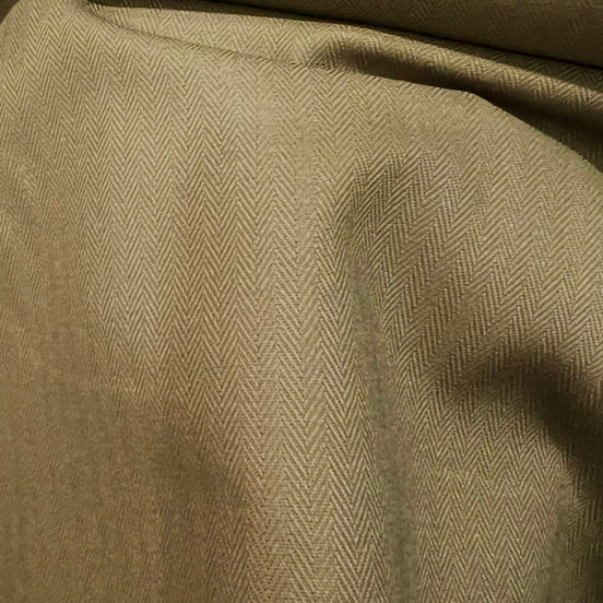 Ginza Cotton Herringbone- “Olive 24"- 44” Wide- Structured