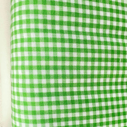 Light Green “Sweet Pea" Carolina Gingham- 1/8”- Cotton- 44” Wide
