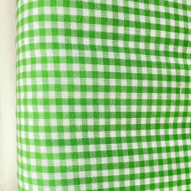 Light Green “Sweet Pea" Carolina Gingham- 1/8”- Cotton- 44” Wide