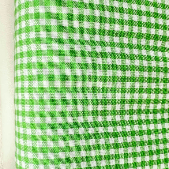Light Green “Sweet Pea" Carolina Gingham- 1/8”- Cotton- 44” Wide