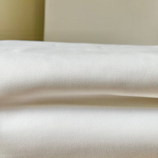 White PFD (Prepare For Dye) Cotton Twill- 44” Wide- Ventana Twill- 7.9 Oz