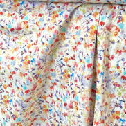 Inky Fields- Multi-color w/ Red- Liberty Tana Lawn