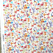 Inky Fields- Multi-color w/ Red- Liberty Tana Lawn