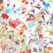 Inky Fields- Multi-color w/ Red- Liberty Tana Lawn
