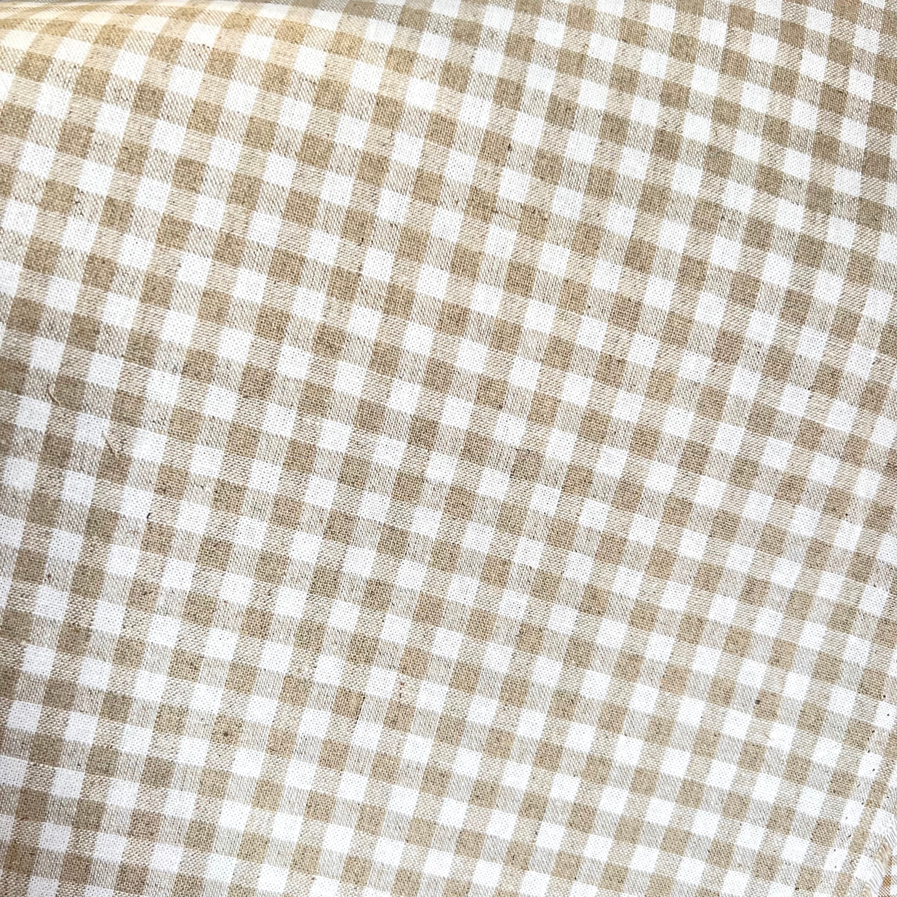 Essex Yarn Dyed Classic Wovens- Linen- Cotton Blend- “Natural