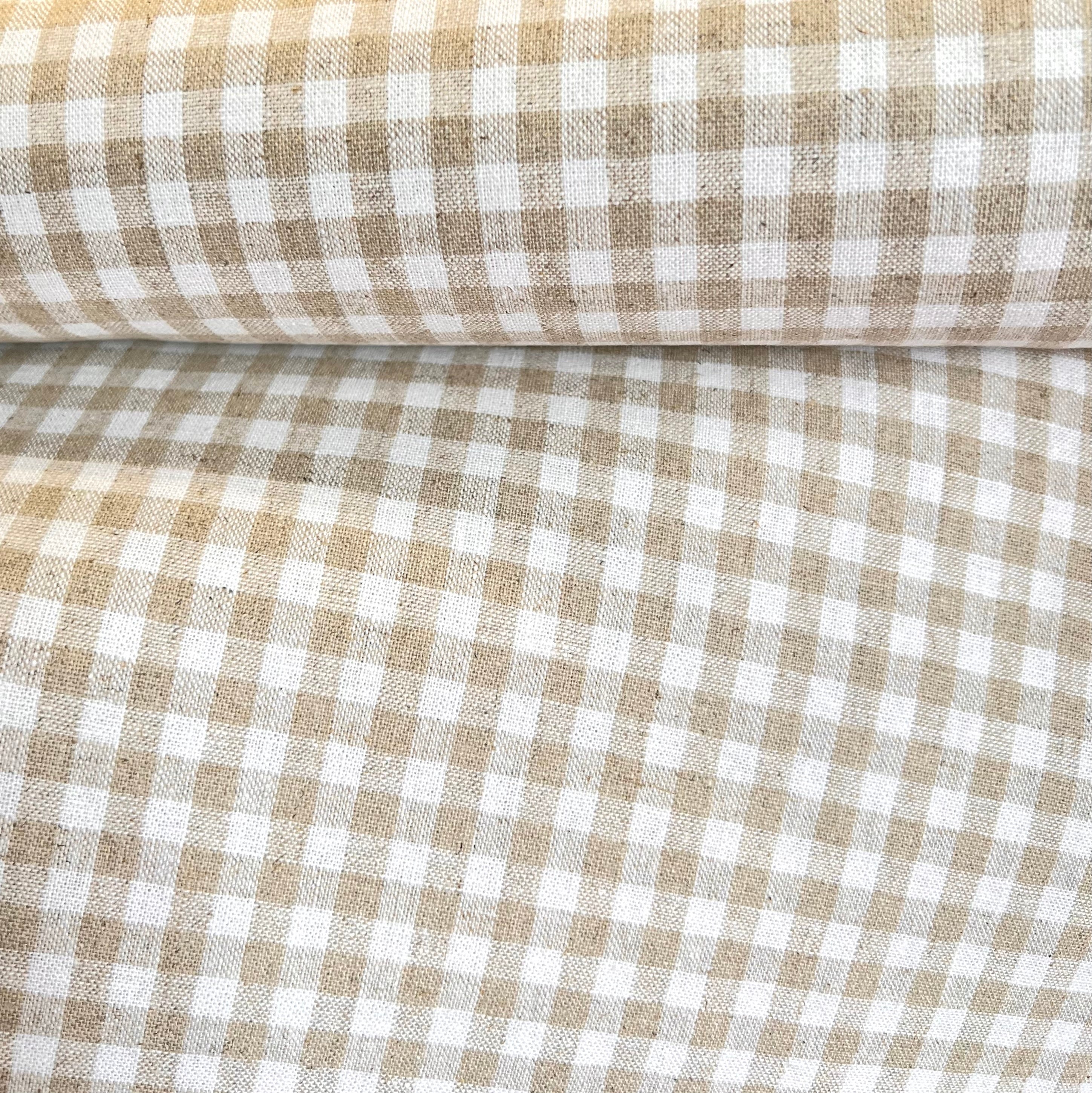 Essex Yarn Dyed Classic Wovens- Linen- Cotton Blend- “Natural