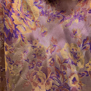 Gold and Purple Floral Italian Brocade- 59