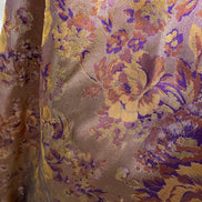 Gold and Purple Floral Italian Brocade- 59