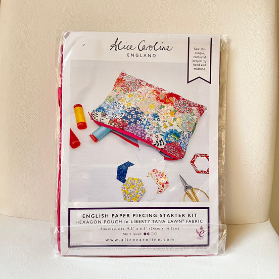 Alice Caroline- Liberty Tana Lawn® Fabric English Paper Piecing Starter Kit
