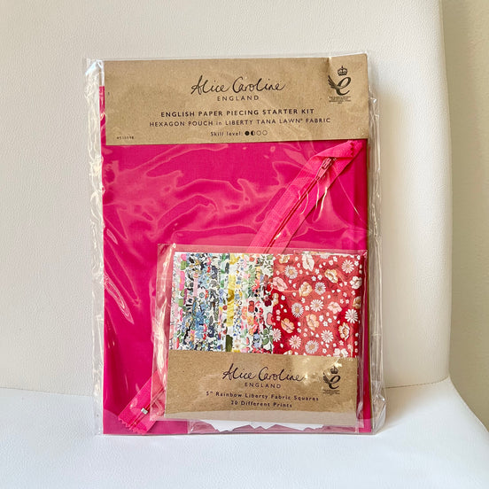 Alice Caroline- Liberty Tana Lawn® Fabric English Paper Piecing Starter Kit