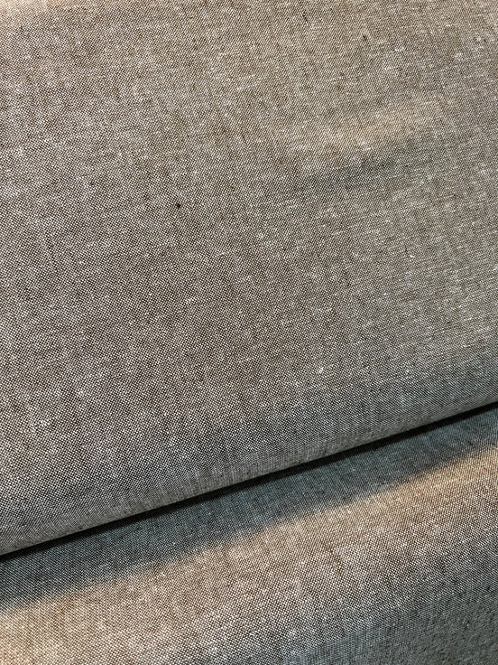 Essex Yarn Dyed Linen- Cotton Blend- “Olive” Gray-Green-Brown- 43"