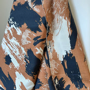 Brown, Navy, White- 