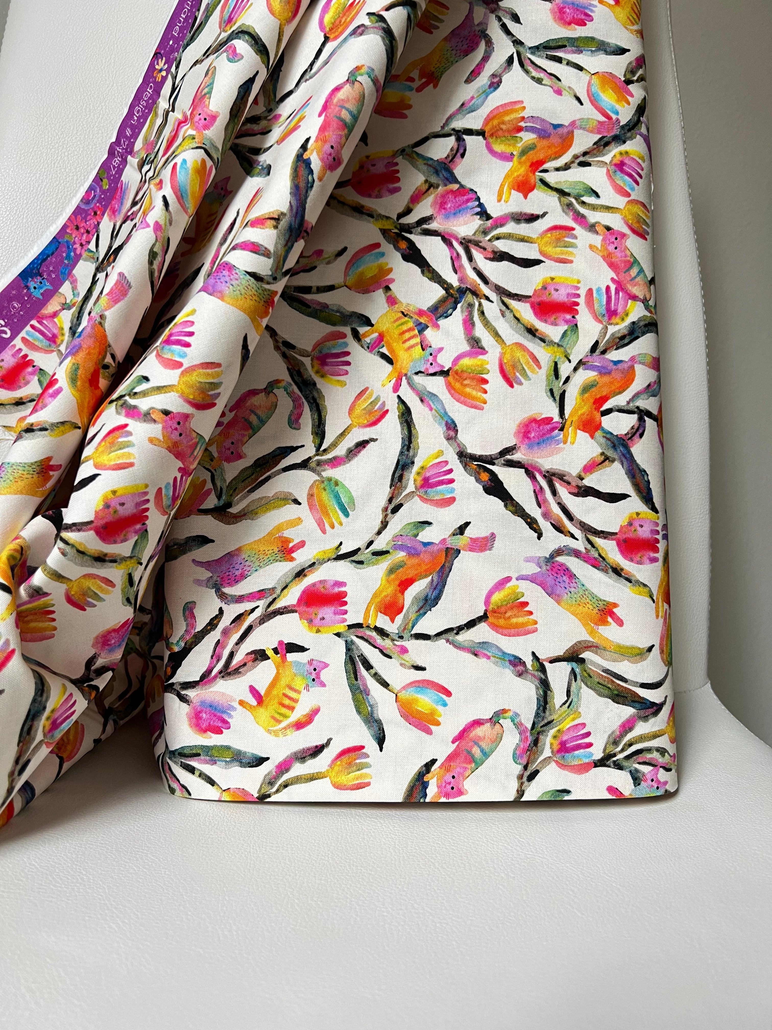 Colorful Rainbow Cats on Cream- Whisker Wonderland- 