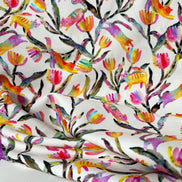 Colorful Rainbow Cats on Cream- Whisker Wonderland- 