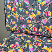 Colorful Rainbow Cats on Dark Gray- Whisker Wonderland- 