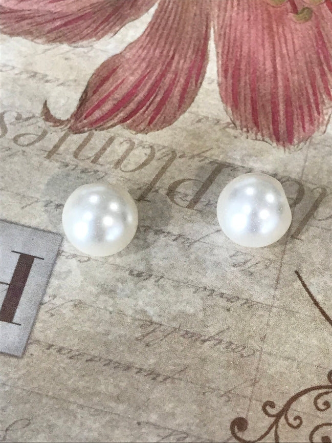 Full Ball Ivory Pearl Button- 11.5mm- FB-6544