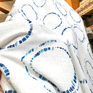 Blue Circles on White (Not Bright White)- 