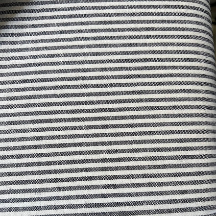 Essex Yarn Dyed Classic Wovens- Linen- Cotton Blend- “Indigo”- Stripes- 43” Wide
