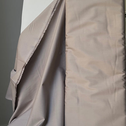 Gray- Brown/ Taupe- “Shroom"- 100% Organic Cotton Poplin- 44” Wide