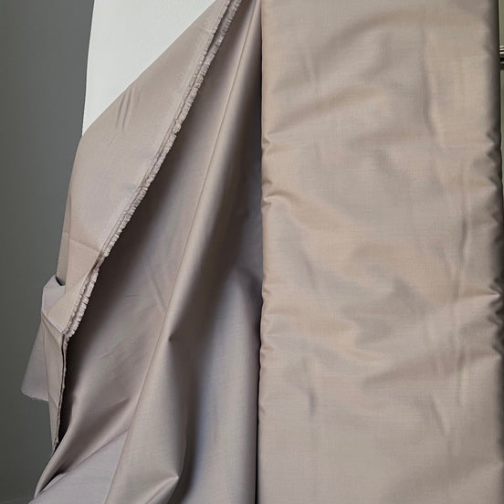 Gray- Brown/ Taupe- “Shroom"- 100% Organic Cotton Poplin- 44” Wide