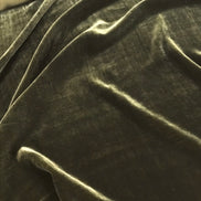 Velvet- Moss/ Olive Green- Silk Rayon Blend- 45