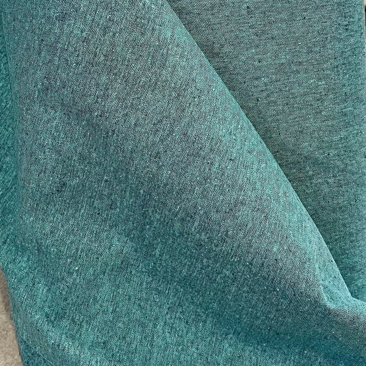 Essex Yarn Dyed Linen- Cotton Blend- Malibu Blue- 44” Wide