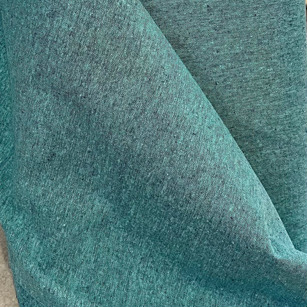 Essex Yarn Dyed Linen- Cotton Blend- Malibu Blue- 44” Wide