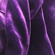 Velvet- Aubergine/ Purple- Silk Rayon Blend- 45