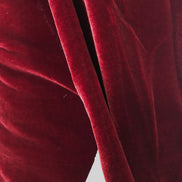 Velvet- Claret/ Dark Red- Silk Rayon Blend- 45
