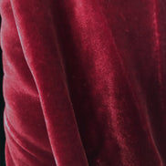 Velvet- Claret/ Dark Red- Silk Rayon Blend- 45