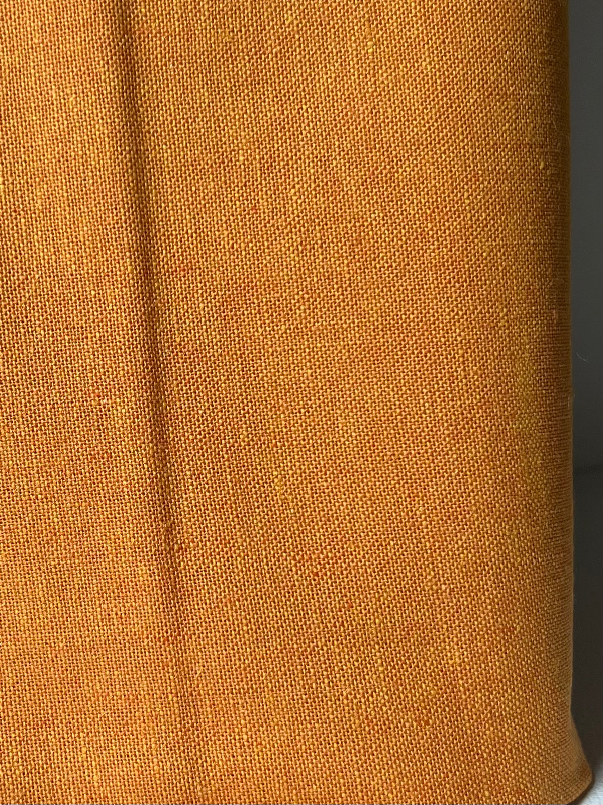 Orange Essex Yarn Dyed- Linen- Cotton Blend- 