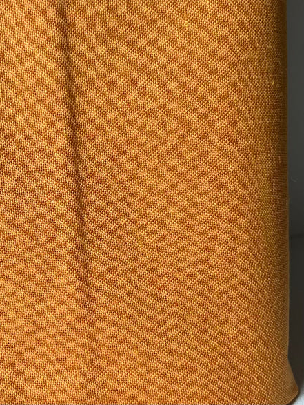 Orange Essex Yarn Dyed- Linen- Cotton Blend- "Cedar"- 43” Wide