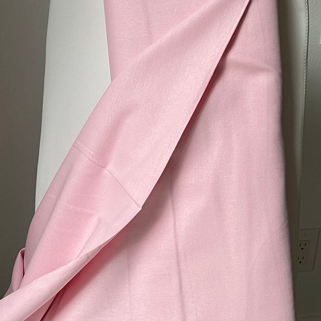 Pink Essex Linen “Blossom"- Cotton Blend Fabric- 43" Wide