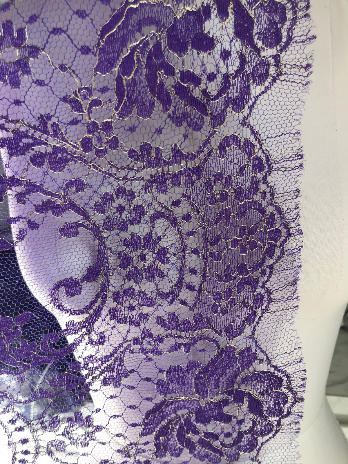Royal Purple Chantilly Lace- 35