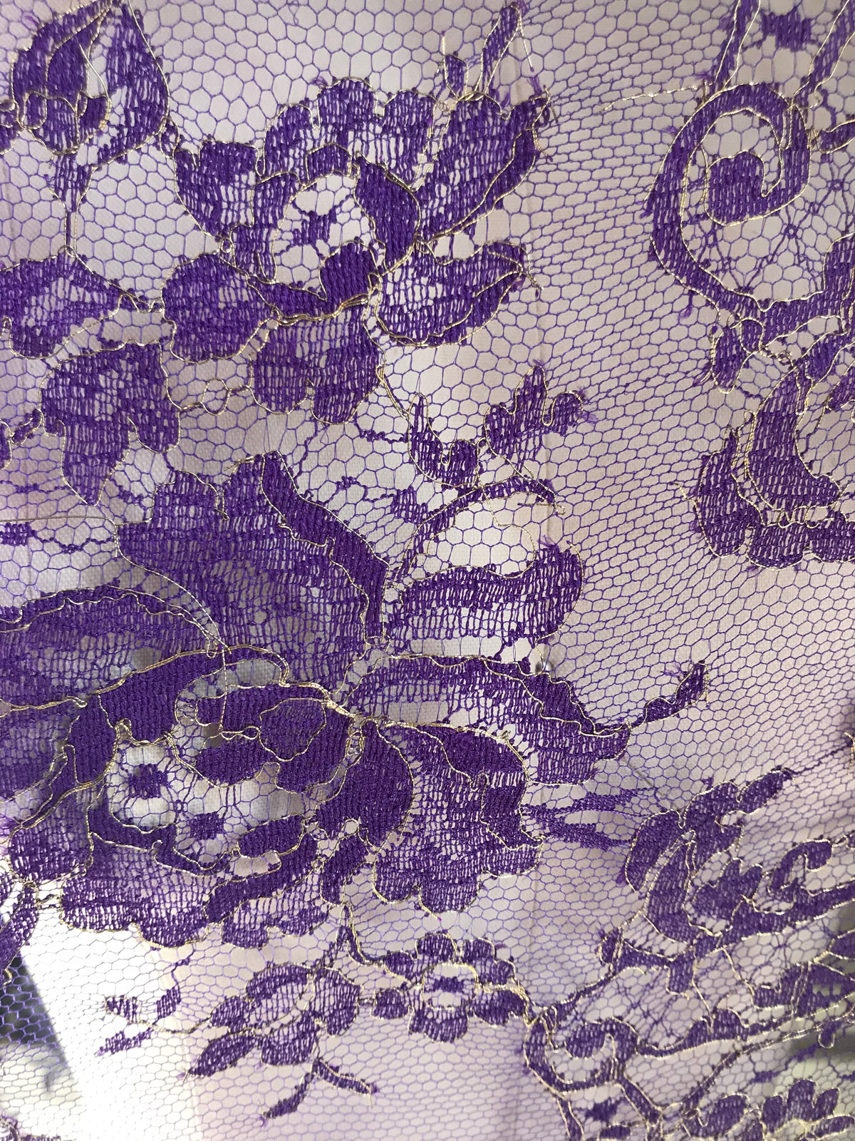 Royal Purple Chantilly Lace- 35