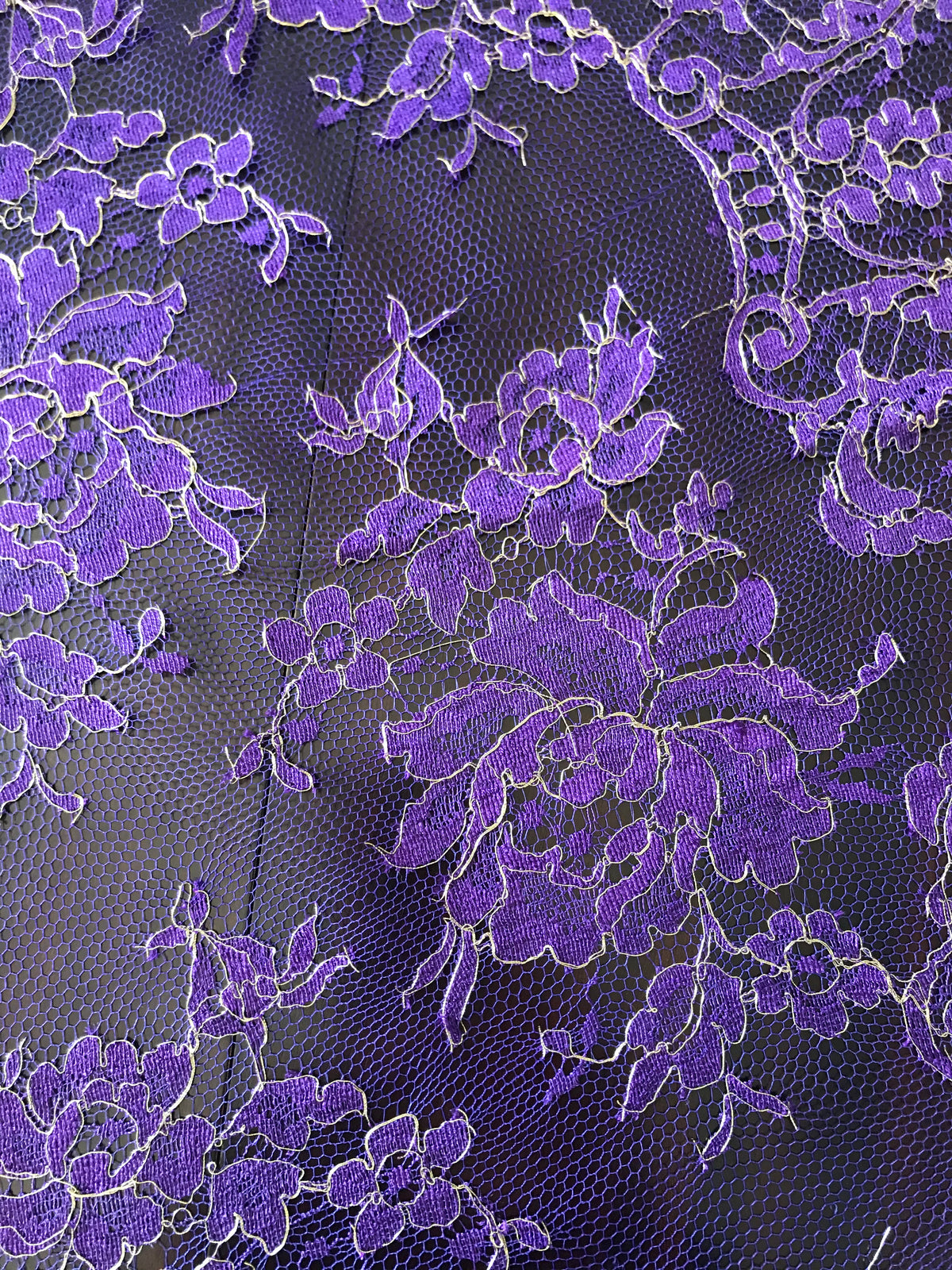 Royal Purple Chantilly Lace- 35