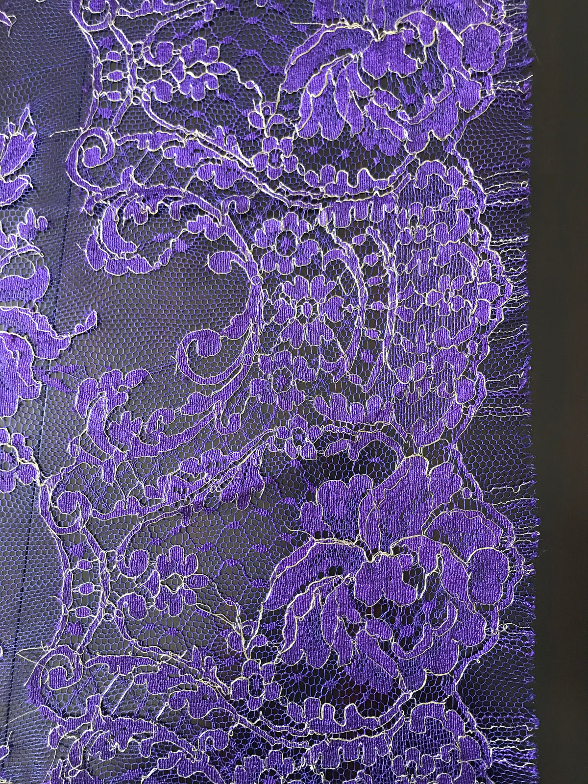 Royal Purple Chantilly Lace- 35