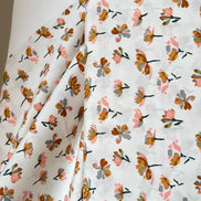 Off White, Floral Print Cotton Fabric- “Watercolor Blooms”- 44” Wide- Art Gallery Fabrics- AGF