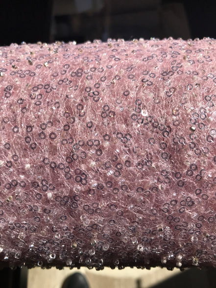 Pink Sequins, Beads- 58" (206)