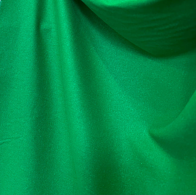 Green "Garden" Silk Noil- 45" Wide