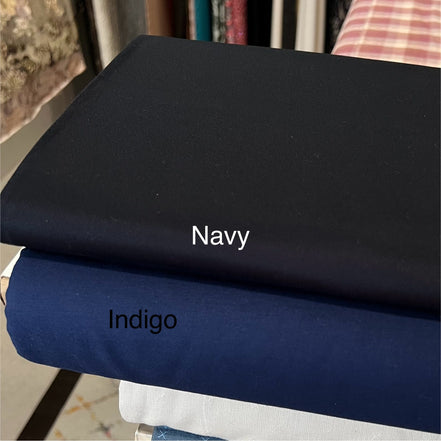 Kobe Cotton Twill- 6 OZ- “Indigo” Dark Blue- 44"