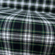 Sevenberry: Green, Very Dark Navy, Yellow, White Classic Plaid Twill- Lightweight Cotton- 57” Wide- SB-13110D17-29