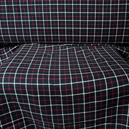 Sevenberry: Red, Very Dark Navy, White Classic Plaid Twill- Lightweight Cotton- 57” Wide- SB-13110D18-9